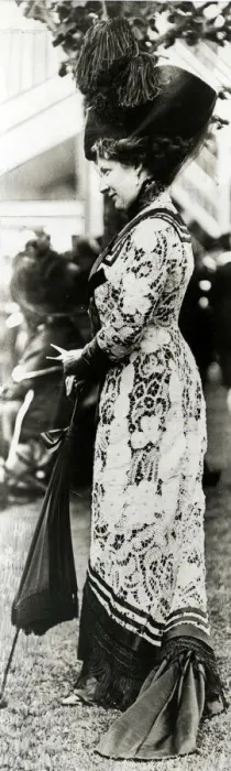 Framed Print : Woman in Ascot fashions, 1910 Framed Print : Woman in Ascot fashions, 1910