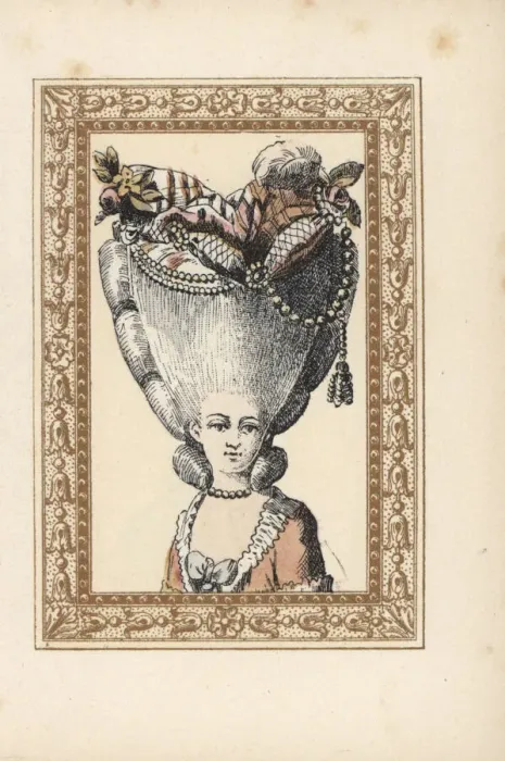 Framed Print : Woman in the Asiatic hairstyle, 1770s Framed Print : Woman in the Asiatic hairstyle, 1770s