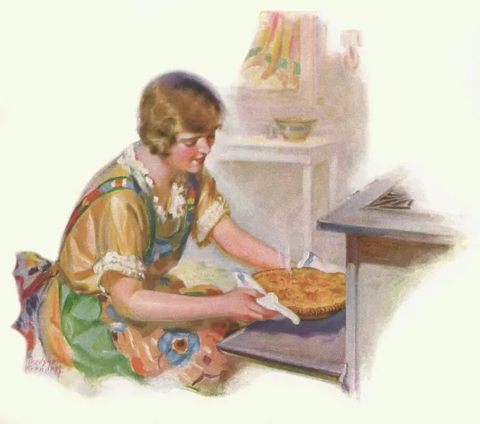 Framed Print : Woman Baking Framed Print : Woman Baking