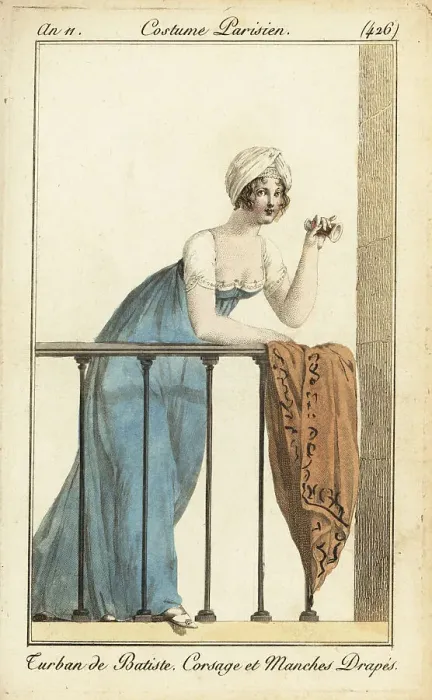 Framed Print : Woman on the balcony at the theatre with opera glass, 1802 Framed Print : Woman on the balcony at the theatre with opera glass, 1802