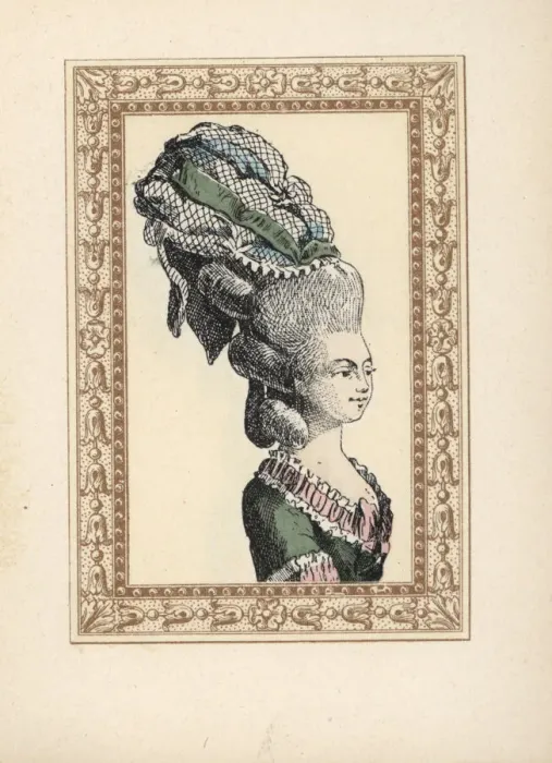 Framed Print : Woman in the Bastienne bonnet Framed Print : Woman in the Bastienne bonnet