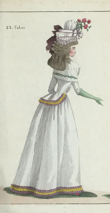 Framed Print : Woman in bonnet a la Citoyenne, 1790 Framed Print : Woman in bonnet a la Citoyenne, 1790