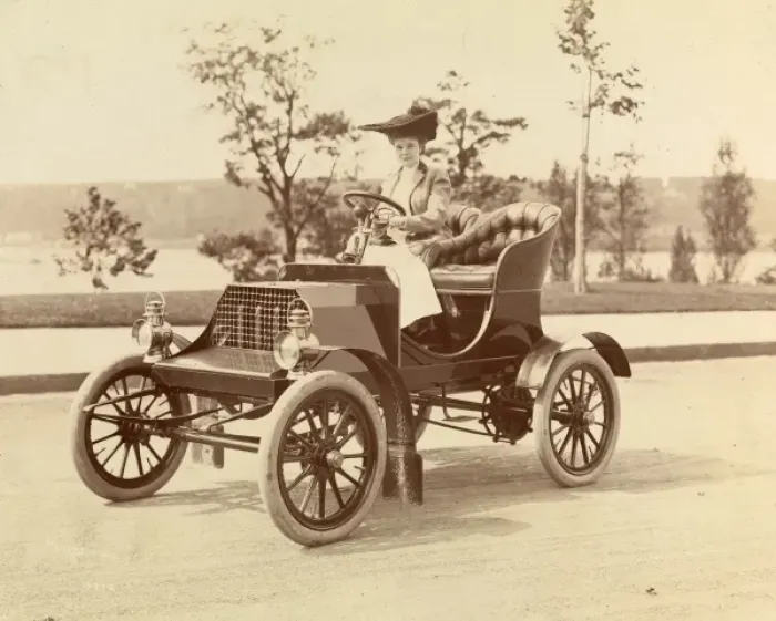 Framed Print : Woman in a car Framed Print : Woman in a car