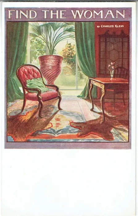 Framed Print : Find the Woman by Charles Klein Framed Print : Find the Woman by Charles Klein