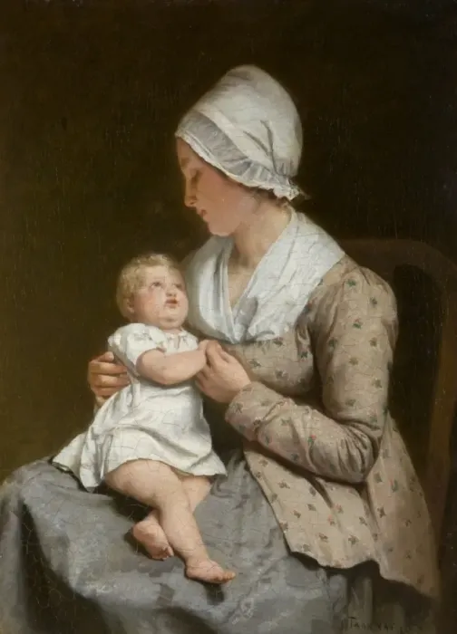 Framed Print : Woman and Child Framed Print : Woman and Child