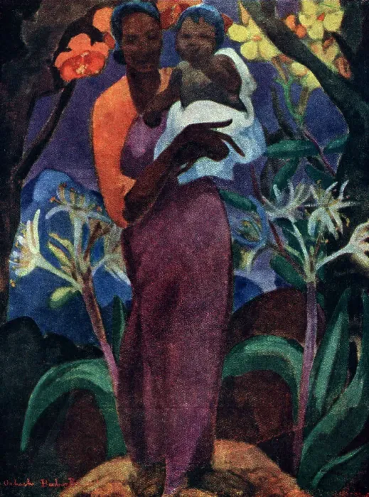 Framed Print : Woman with Child