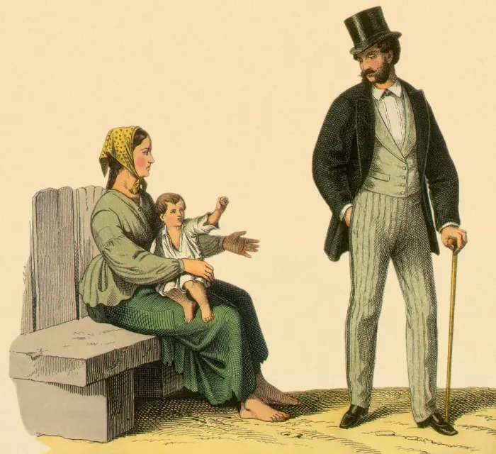 Framed Print : Woman, Child, and Man Date: 1880 Framed Print : Woman, Child, and Man Date: 1880