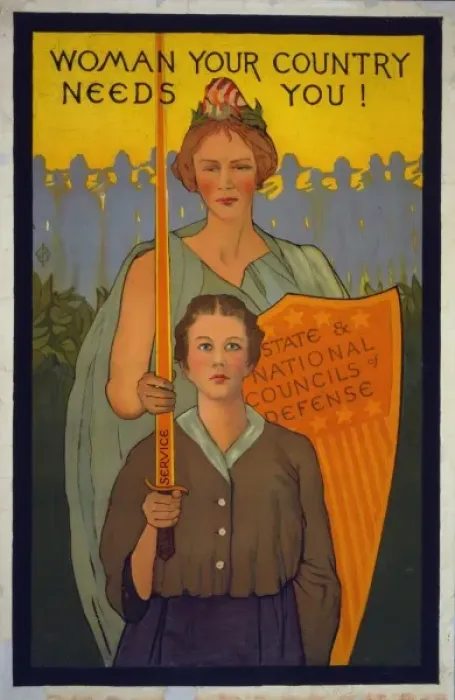 Framed Print : Woman your country needs you Framed Print : Woman your country needs you