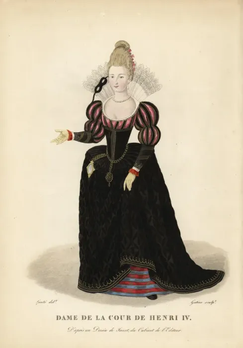 Framed Print : Woman of the court of King Henry IV of France, 1589-1610 Framed Print : Woman of the court of King Henry IV of France, 1589-1610