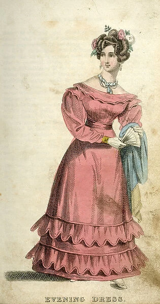 Woman in evening dress