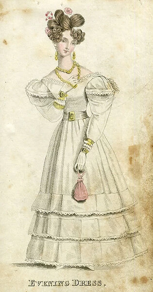 Woman in evening dress