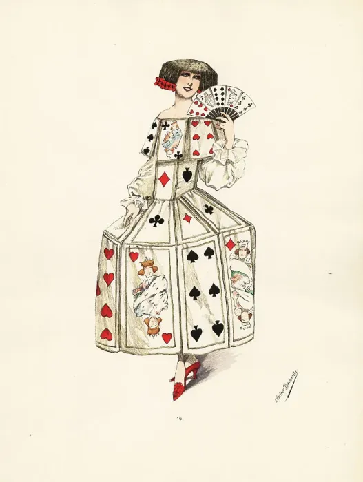 Framed Print : Woman in fancy dress costume as the game of cards Framed Print : Woman in fancy dress costume as the game of cards
