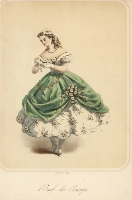 Framed Print : Woman in fancy dress costume as the Oracle des Champs Framed Print : Woman in fancy dress costume as the Oracle des Champs