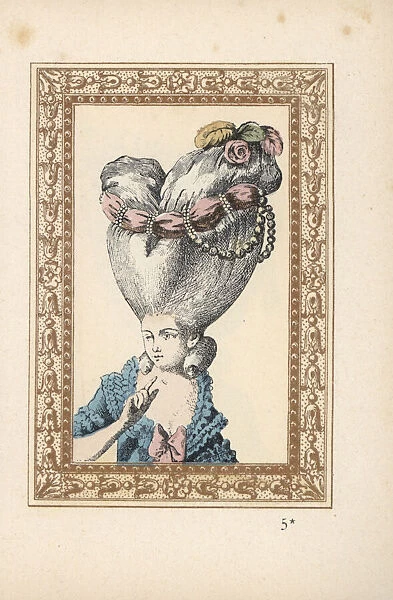 Woman in the Flea hairstyle