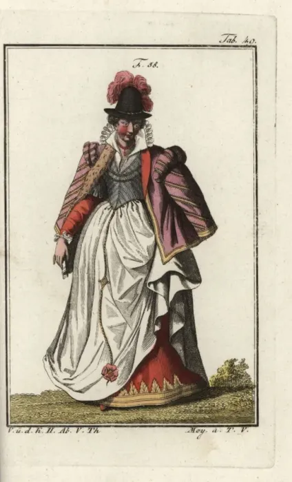 Framed Print : Woman of France, 1581 Framed Print : Woman of France, 1581