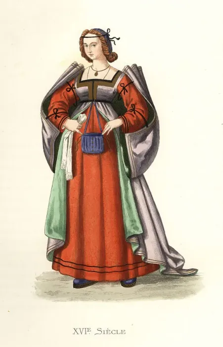 Framed Print : Woman of Granada, Spain, 16th century Framed Print : Woman of Granada, Spain, 16th century