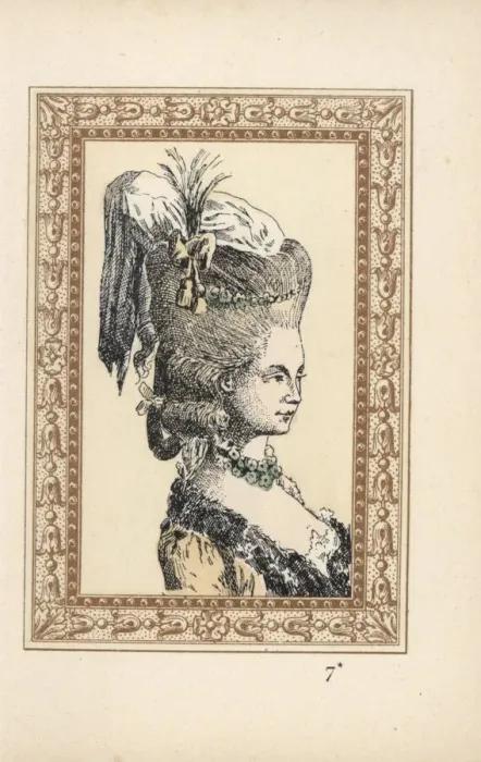 Framed Print : Woman in hairstyle with flowers, pearls Framed Print : Woman in hairstyle with flowers, pearls