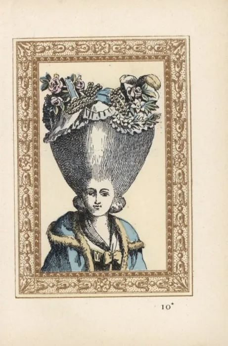 Framed Print : Woman in high hairstyle crowned with an elegant Framed Print : Woman in high hairstyle crowned with an elegant