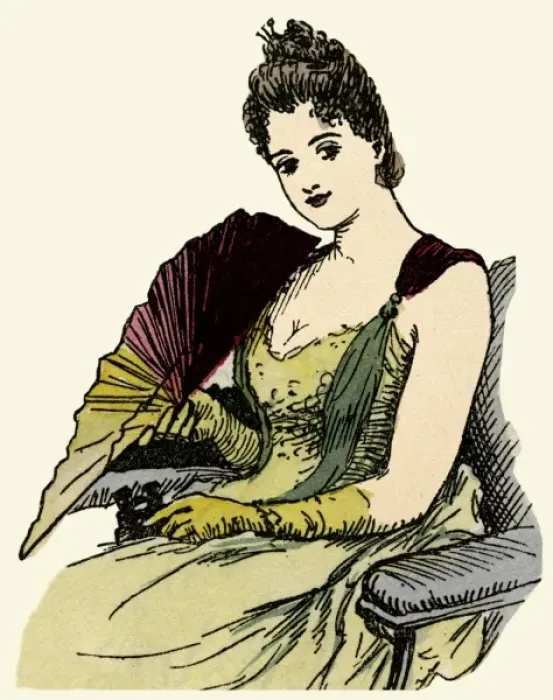 Framed Print : Woman holding a fan 1889 Framed Print : Woman holding a fan 1889