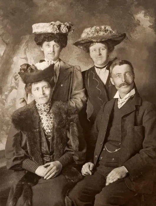 Framed Print : A Woman, her husband and her two sisters Framed Print : A Woman, her husband and her two sisters