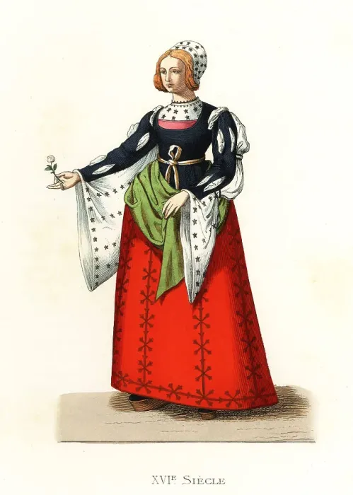Framed Print : Woman of the Kingdom of Castille, Spain, 16th century Framed Print : Woman of the Kingdom of Castille, Spain, 16th century