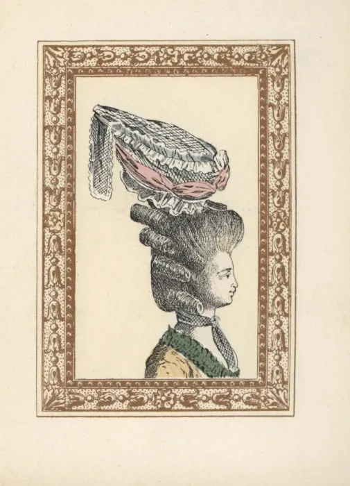 Framed Print : Woman in the Kiss bonnet, Bonnet au Becquot Framed Print : Woman in the Kiss bonnet, Bonnet au Becquot