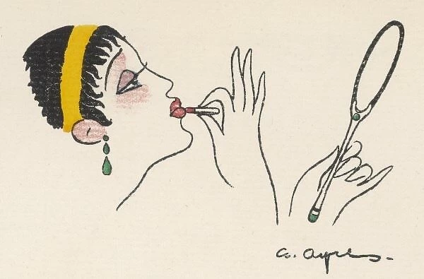 Woman  /  Lipstick 1914