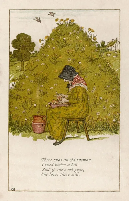 Framed Print : Woman Lived under Hill