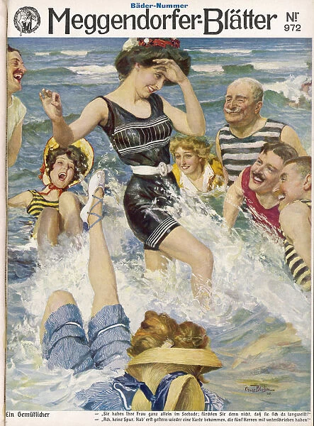 Woman makes a big splash