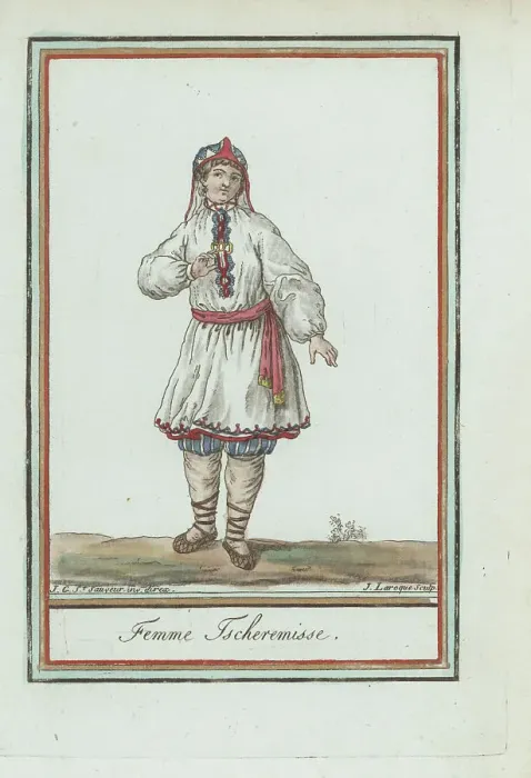 Framed Print : Woman of the Mari people Framed Print : Woman of the Mari people