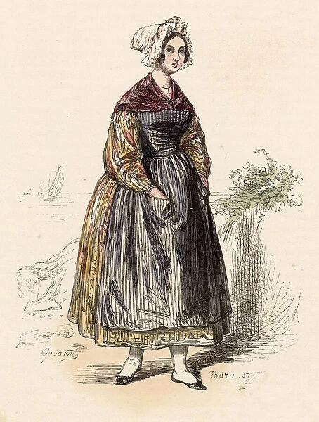 A woman from Normandy Date: 1850