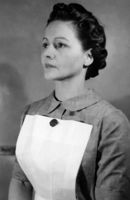 Framed Print : Woman in nurses uniform Framed Print : Woman in nurses uniform