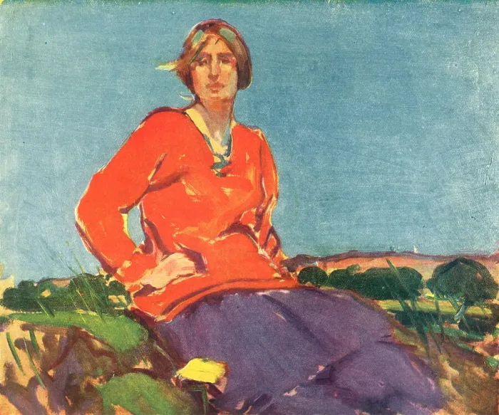 Framed Print : Woman In Orange Framed Print : Woman In Orange