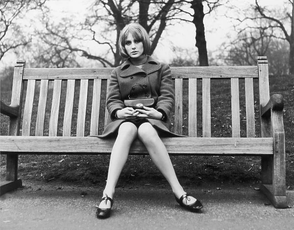 Woman on a Park Bench