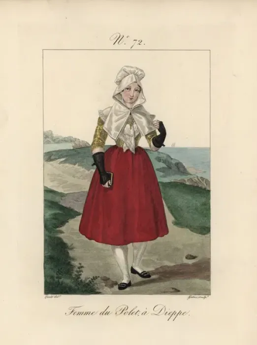 Framed Print : Woman of Polet, Dieppe This woman is in her Framed Print : Woman of Polet, Dieppe This woman is in her