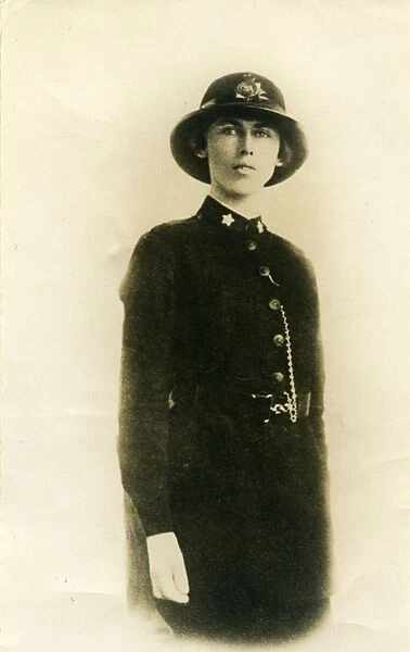 Woman police officer, Charlotte Grace Dixon, London