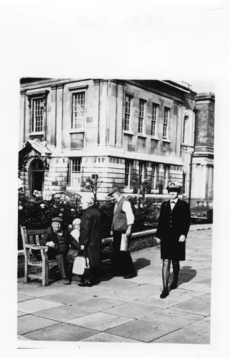 Framed Print : Woman police officer on duty in London Framed Print : Woman police officer on duty in London