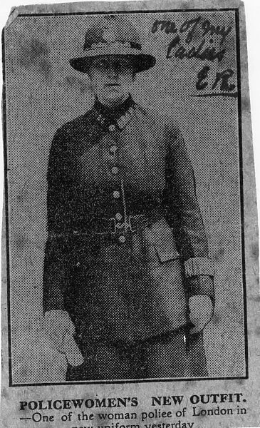 Woman police officer in new Stanley Uniform