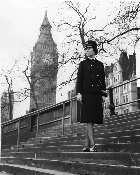 Woman police officer in Westminster, London