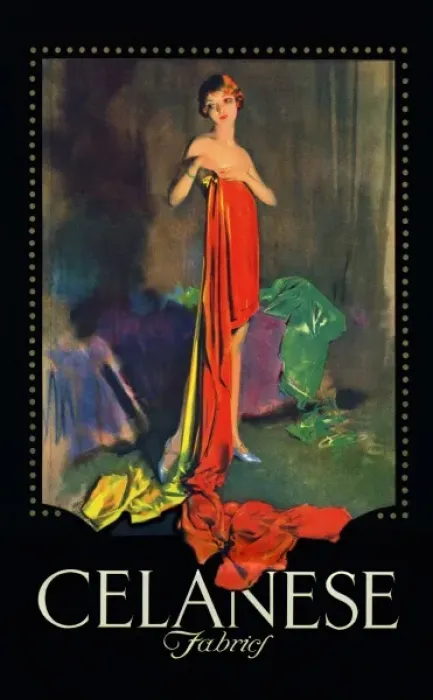 Framed Print : Woman in red fabric Framed Print : Woman in red fabric