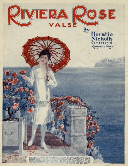 Framed Print : Woman / Riviera Rose 1926 Framed Print : Woman / Riviera Rose 1926