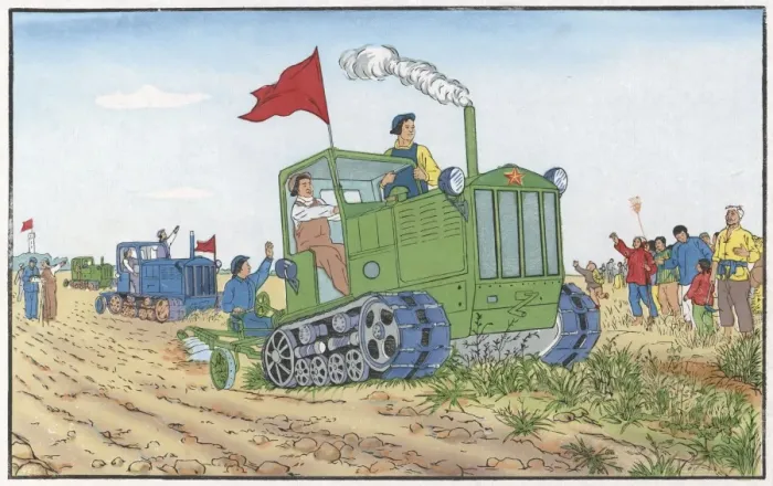 Framed Print : Woman Tractor Operator Framed Print : Woman Tractor Operator