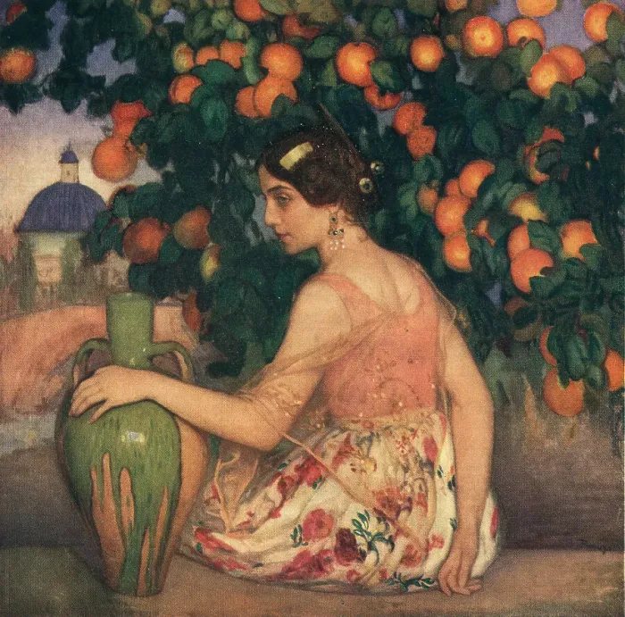 Framed Print : Woman With Vase Framed Print : Woman With Vase