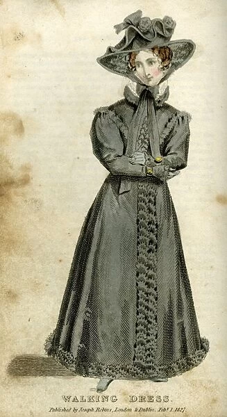 Woman in a Walking Dress