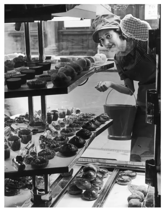 Framed Print : Woman Window Cleaner Framed Print : Woman Window Cleaner