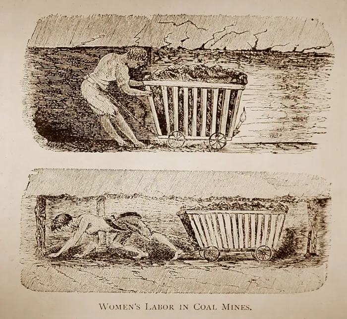 Framed Print : Women in coal mines Framed Print : Women in coal mines