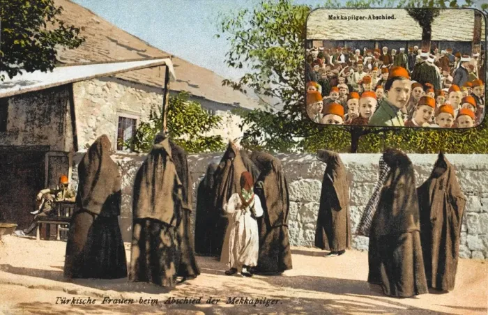Framed Print : Women departing on Pilgrimage Framed Print : Women departing on Pilgrimage