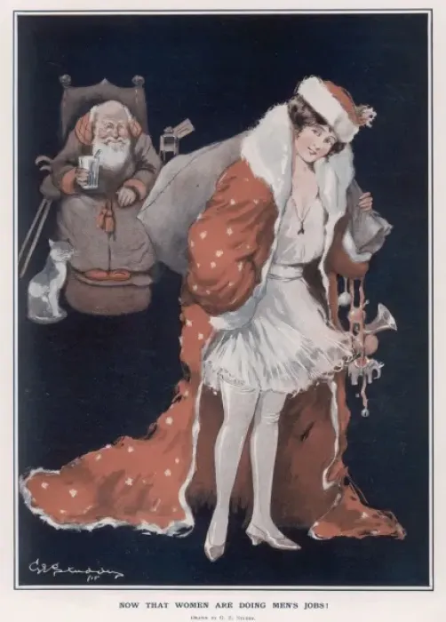 Framed Print : Now that Women are doing Mens Jobs Framed Print : Now that Women are doing Mens Jobs