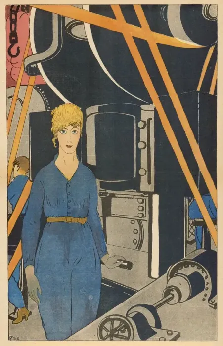 Framed Print : WOMEN IN FACTORY / 1917 Framed Print : WOMEN IN FACTORY / 1917