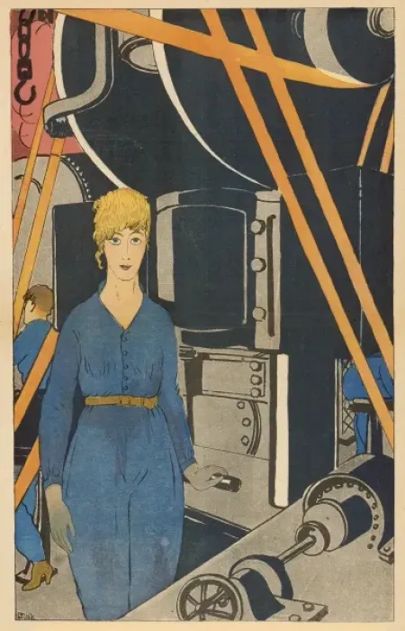 Framed Print : Women in Factory / 1917 Framed Print : Women in Factory / 1917